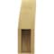 Ekena Millwork 5-inch W x 18-inch D x 18-inch H Thorton Rough Cedar Woodgrain TimberThane Knee Brace, Primed BRCUR05X18X18THRRCPR - alternate 5